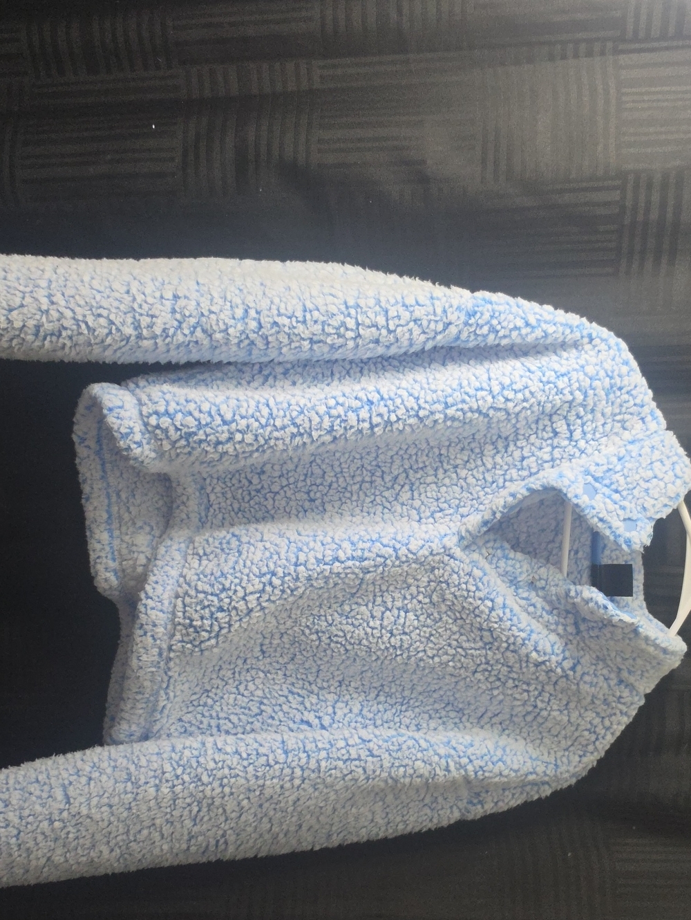 PacSun Light Blue Sherpa Pullover Sweater